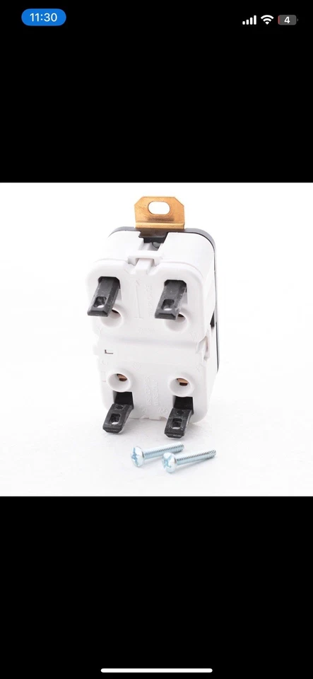 Hubbell EdgeConnect™ HBL2710ST 30A Twist Lock Receptacle L14-30R Outlet 125/250V - Image 2 of 4