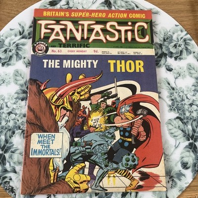 Fantastic Issue No. 63 (1968) Vintage Power Comic Weekly, Rare Marvel US reprint