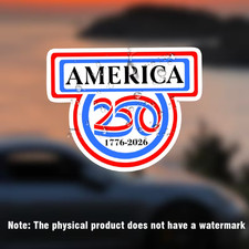 AMERICA 250 Celebration Decals - Patriotic Vinyl Stickers Laptops, Water Bottles