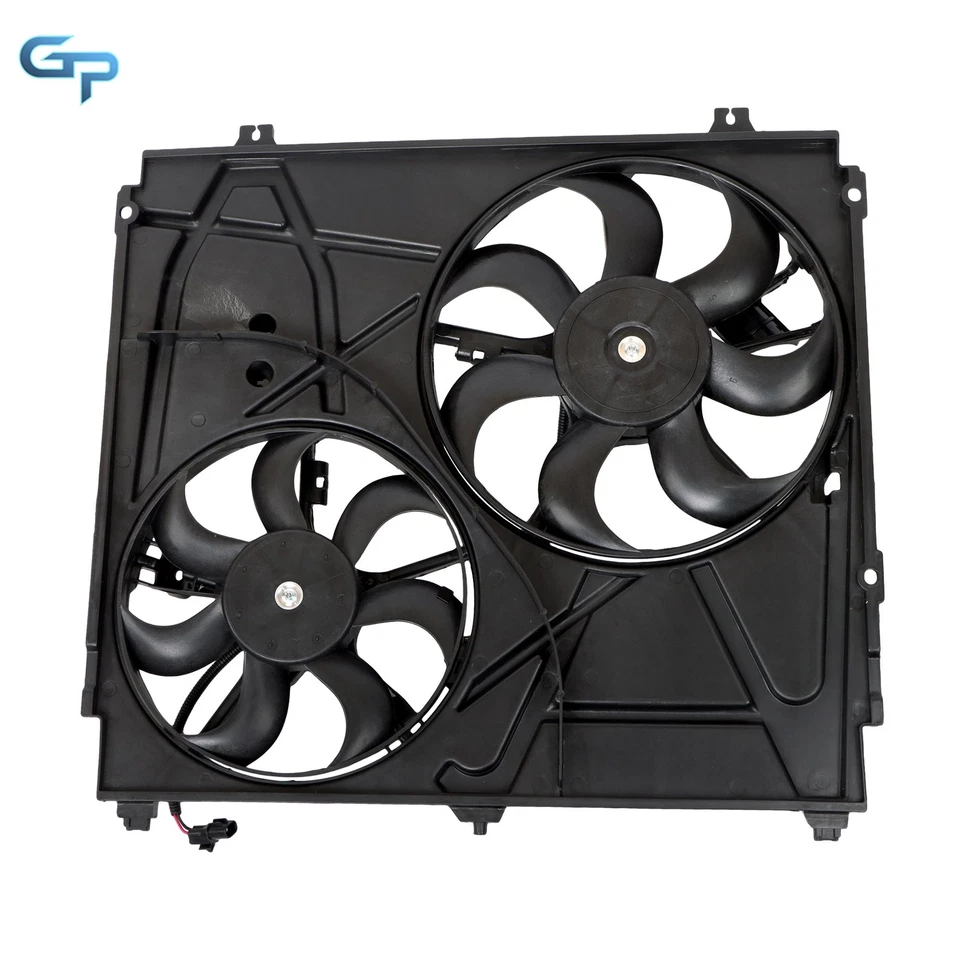 Conjunto de ventilador condensador radiador eléctrico para Kia Sorento 2003 2004 2005 2006 Foto 2 de 4