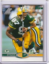 1998 Pinnacle Inside Stand Up Guys Promo Dorsey Levens Brett Favre HOF