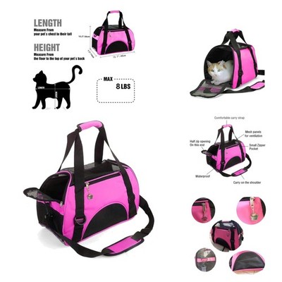 Cat Carrier,Soft-Sided Pet Travel Carrier for Cats,Dogs Puppy Comfort Portabl...