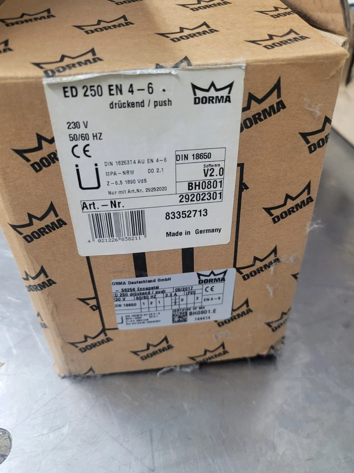 Dorma ED 250 EN KRAFT 4-6 Dormakaba elektrischer DREHFLÜGELANTRIEB - Bild 1 von 4