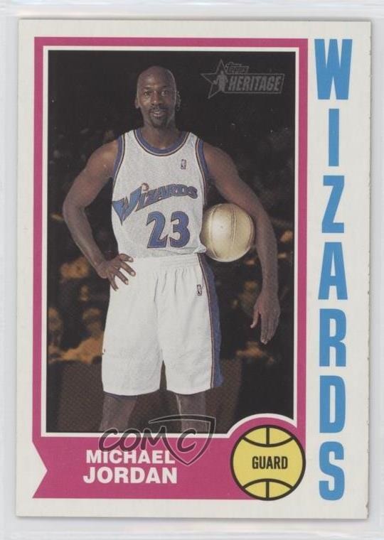 2001-02 Topps Heritage Michael Jordan #264 HOF 05v0