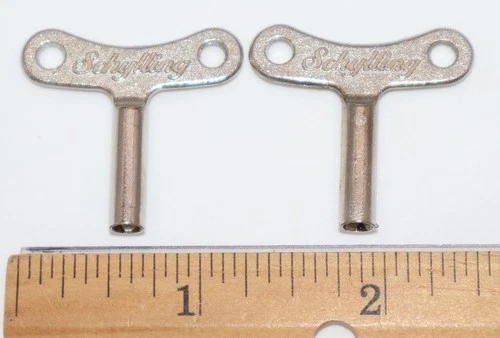 Vintage Schylling Winding Key for Tin Wind-Up Toy Racers, Cars Etc (lot of 2)