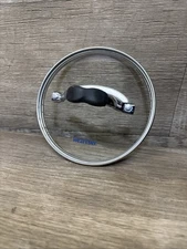 WearEver Tempered Glass Replacement Lid 6” Blue Letters Black Handle