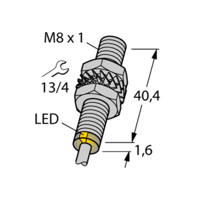 TURCK BI1.5-EG08-AN6X 4600510 Inductive sensor NPN #