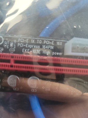 PCIe 1x to 16x Powered USB GPU Riser Kit VER.006C