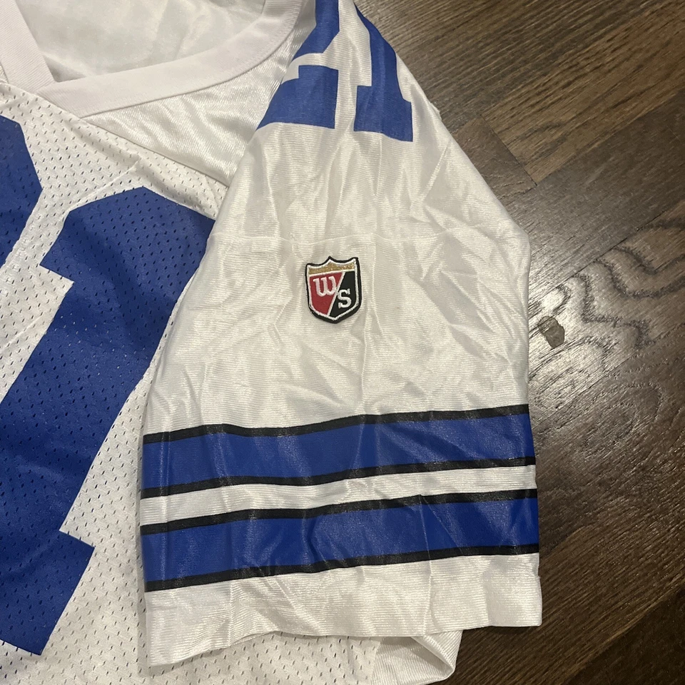 Camiseta deportiva Dallas Cowboys Deion Sanders XL para hombre Wilson blanca Foto 4 de 4