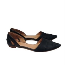 Madewell Womens D'orsay Comfort Work Loafer Pointed Toe Flats Leather shoes sz 7