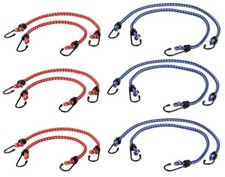 12 Spanngummi Set mit Haken 45 / 65cm Gepäckspanner Spanner Gummispanner