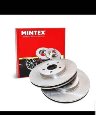 NEW MINTEX FRONT BRAKE DISCS SET BRAKING DISCS PAIR GENUINE OE QUALITY MDC392