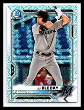 ⚾ JJ BLEDAY 2021 BOWMAN CHROME PROSPECTS MOJO REFRACTOR RC # 93