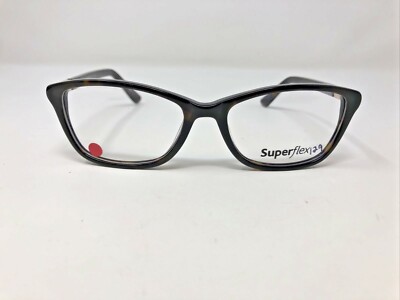Superflex Eyeglasses Frames SF-438 3 50-16-130 Tortoise Full Rim DO83