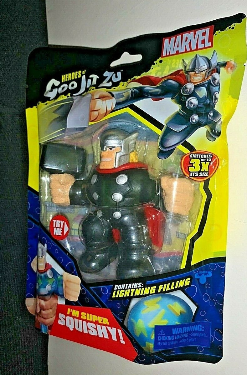 MARVEL HEROES OF GOO JIT ZU 2021 5 INCH BLACK THOR ( I'M SUPER