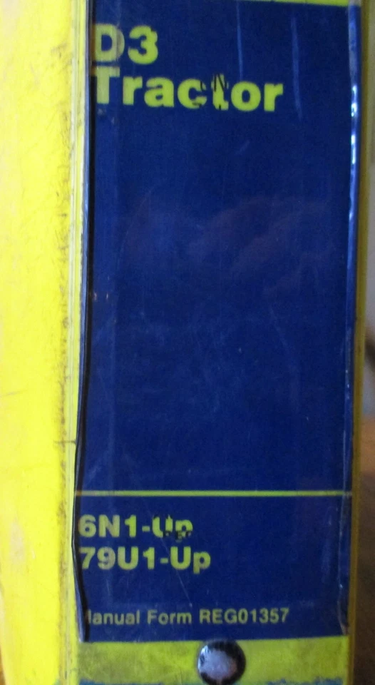 Tractor sobre orugas Caterpillar CAT D3 excavadora bulldozer manual de taller de reparación de servicio Foto 2 de 4