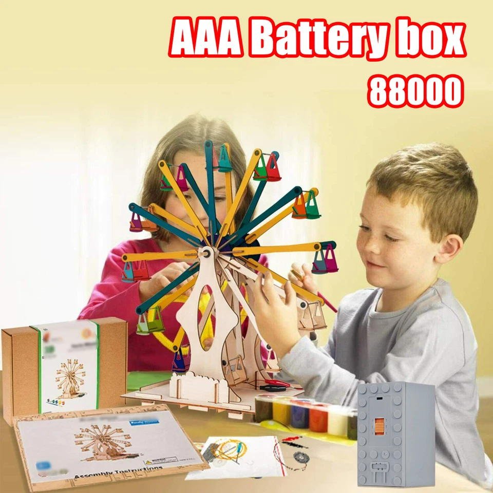 Für Lego Technic Technik Power Functions Baustein AAA Batterie Kasten 88000 - Bild 4 von 4