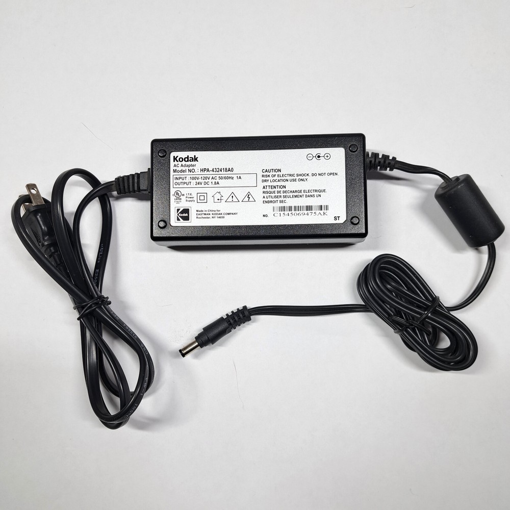 Kodak Easyshare Series 3 Photo Printer Dock Power Supply AC Adapter HPA-432418A0
