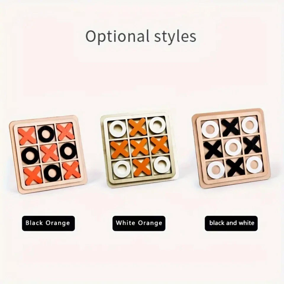 Wooden XO Triple Tic-tac-toe Battle Board Game for kids! *NEW* - Image 4 of 4