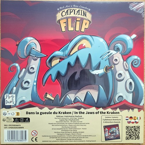 Captain Flip: In den Fängen des Kraken, Erweiterung, nom. Spiel des Jahres 2024 - Bild 2 von 2