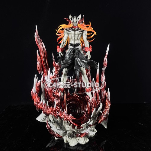 Bleach Kurosaki Ichigo Ulquiorra Cifer Model Figure GK Ornament 33cm PVC Statue - Picture 6 of 18