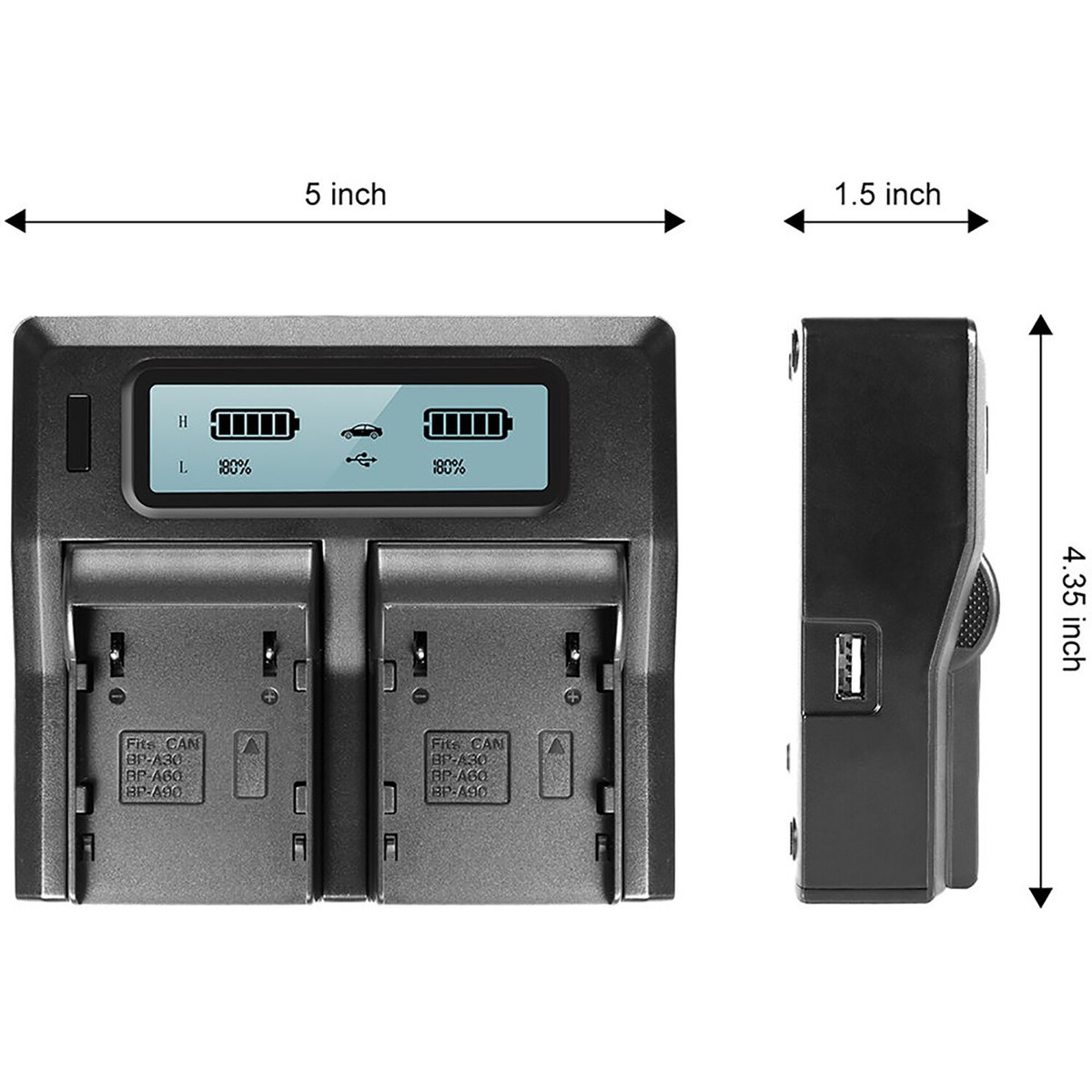 BM 2 BP-A30 Batteries and Dual Bay Charger for Canon EOS C70 BM 2 BP-A30 Batteries and Dual Bay Charger for Canon EOS C70
