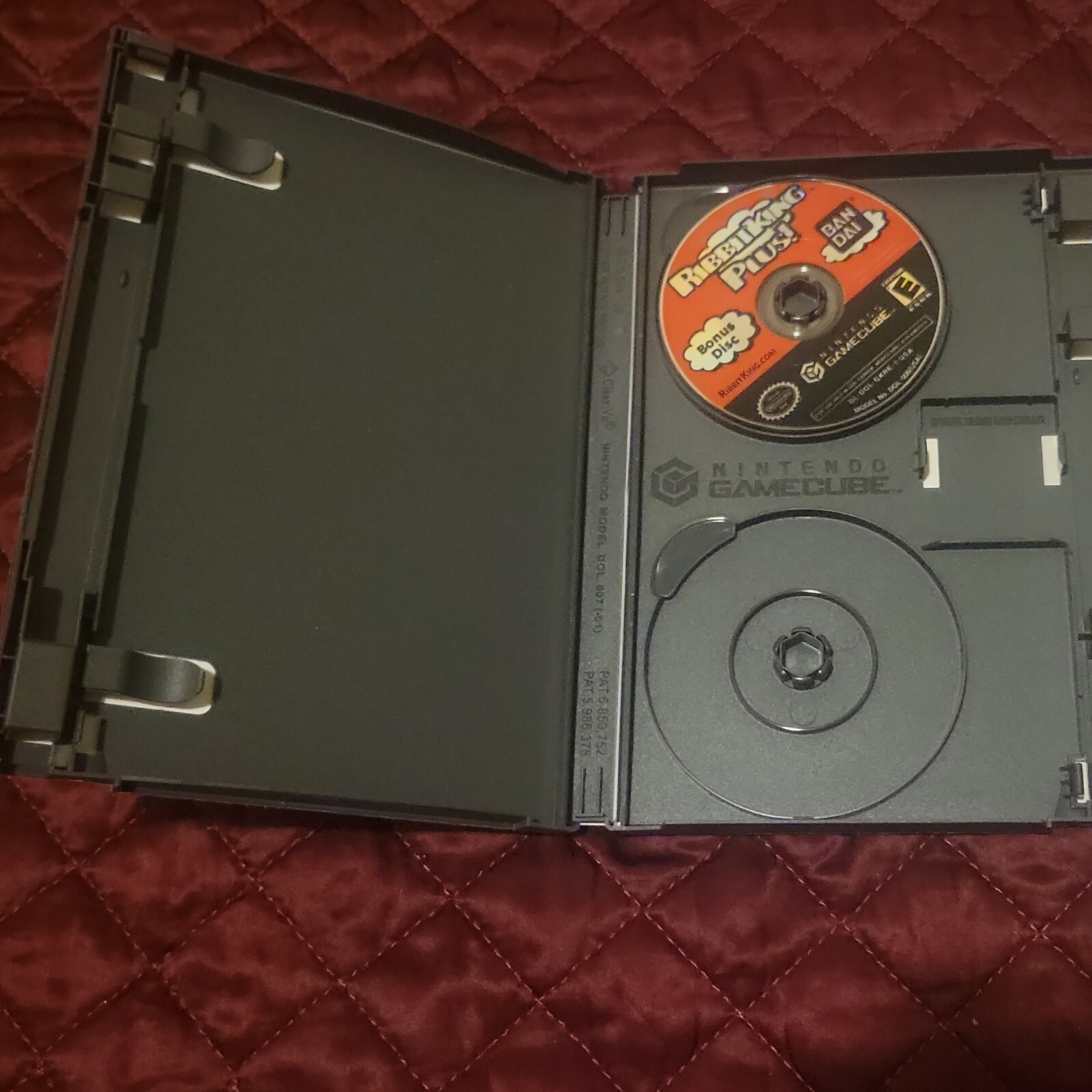 Ribbit King (Nintendo GameCube) Bonus Disc, Case & Reg Card, No Game or