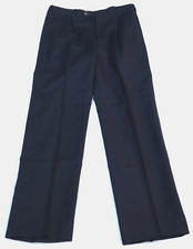 Vintage 1950s FB Ltd. 100 pure virgin wool deep navy blue pants 34W x 33L