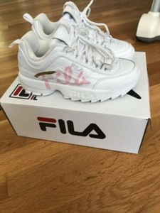 fila disruptor pink metallic