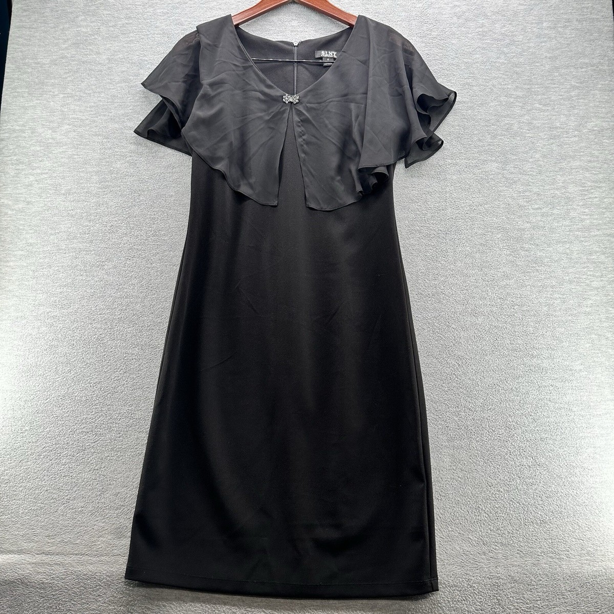 slny black dress Ladivine CC475 - Long Sheath Dress