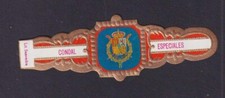 Ancienne Bague de Cigare  Vitola   BN1828569 Condal Blason
