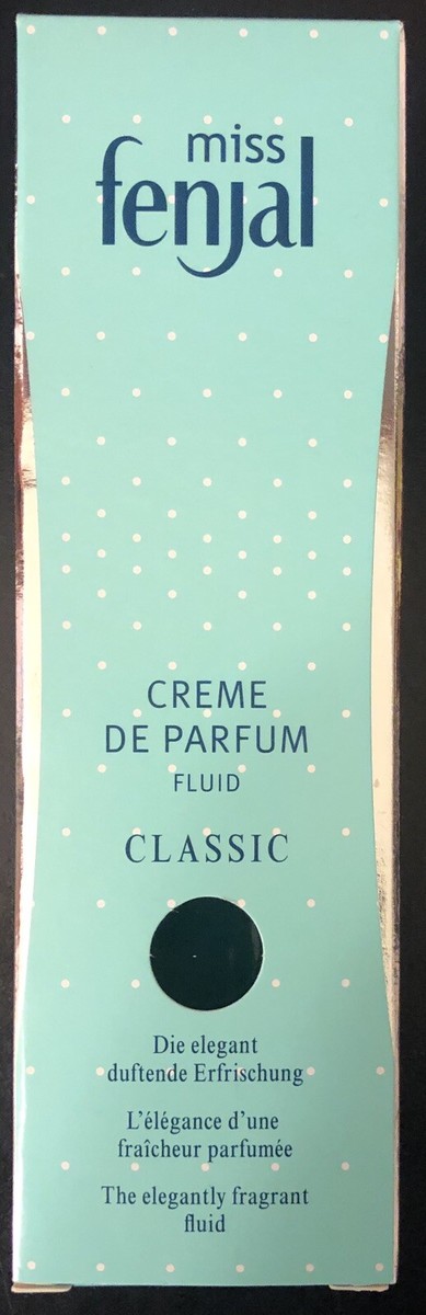 Miss Fenjal Cream DE PARFUM FLUID CLASSIC The elegantly fragrant