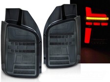 LED Rückleuchten für VW T5 10-15 FLÜGELTÜRER rauchgrau DYNAMISCHER BLINKER