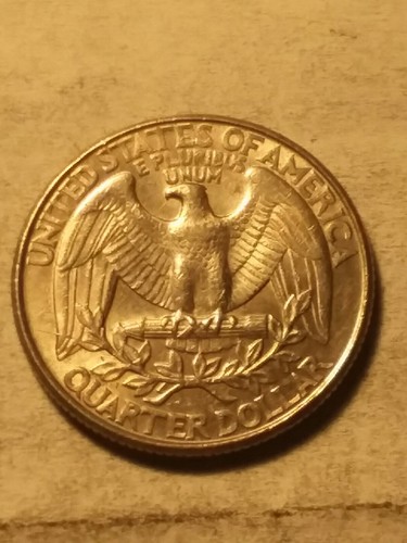 1996 p Washington quarter die clash and die break error - Picture 6 of 7