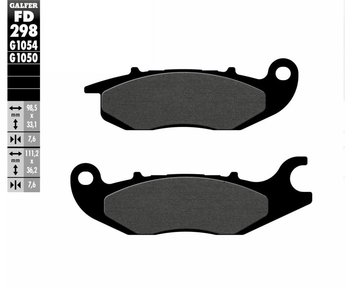 Galfer Fd298g1054 - Fd298g1054 - Semi Metallic Front Brake Pads - Suzuki Gsx-S 125 2017-2024 - Image 5