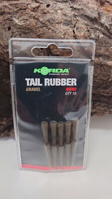 Korda Tail Rubber Nano Gravel 1,4 mm Anti Tangle 10 Stück
