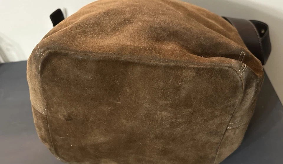 Bolso Cubo Coach Vintage Legacy Gamuza 9196 Talla Grande RARO Foto 4 de 4