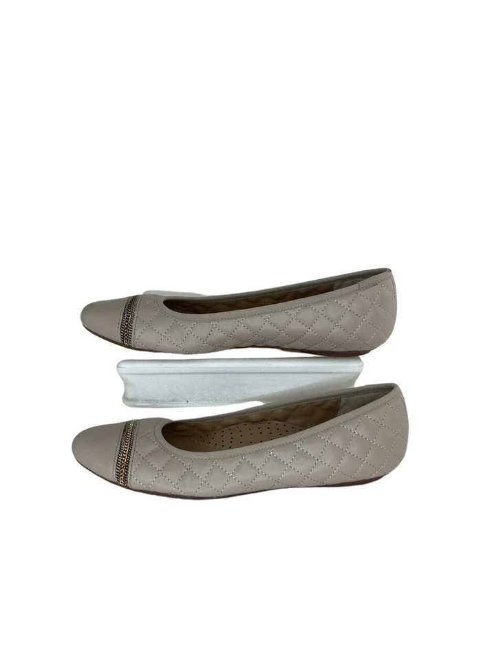Vaneli Women’s Sigrid Nappa Ecru-Putty Size 7 Slim Slip-On Flat - Image 3 of 4