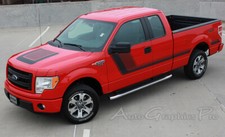 QUAKE COMBO Vinyl Graphic Kit Hockey Tremor FX Decal Stripe 2009-2014 Ford F-150