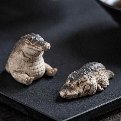 Small Crocodile set mold Resin, plaster, soap, beeswax candle mold
