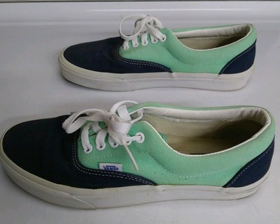 teal vans authentic