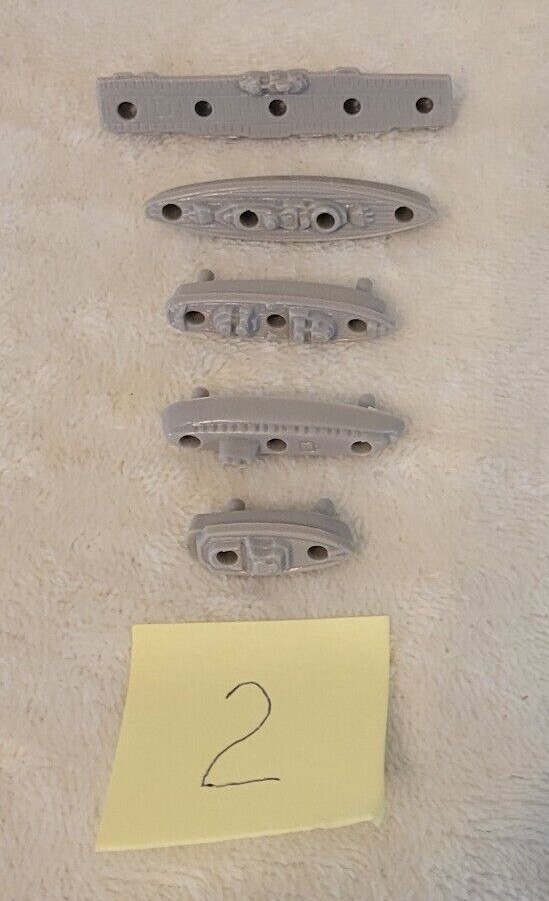BATTLESHIP Game replacement parts pieces 5 Ships / Boats / Submarine eBay