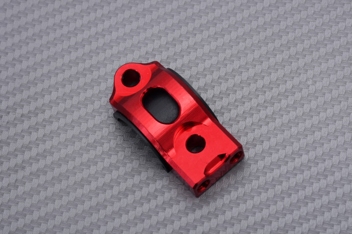 Guidon ZETA ZE40-1004 Demi Lune Moto Aluminium Support Bocal Rouge SUZUKI Pièce