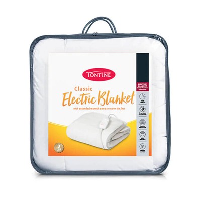 Tontine Double Bed Size Classic Fitted Sheet Electric Heat Blanket 60W  w/Remote 9311838646034 | eBay