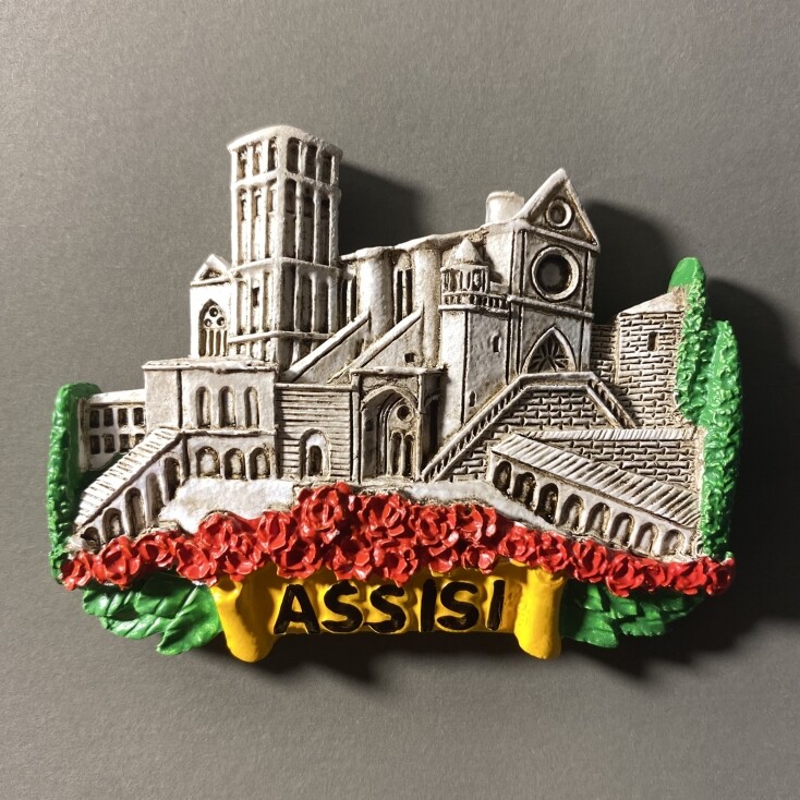 Assisi Italy Tourist Travel Gift Souvenir 3D Resin Refrigerator