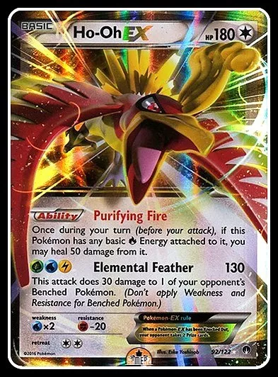 Ho-Oh EX - XY Breakpoint Pokémon card 92/122