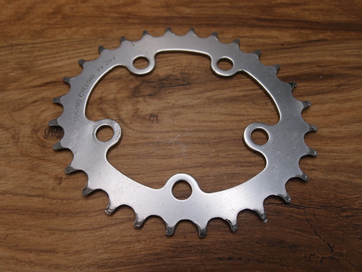 1980's MTB chainring Sugion Cycloid VIA Japan 74 BCD 28 T | eBay