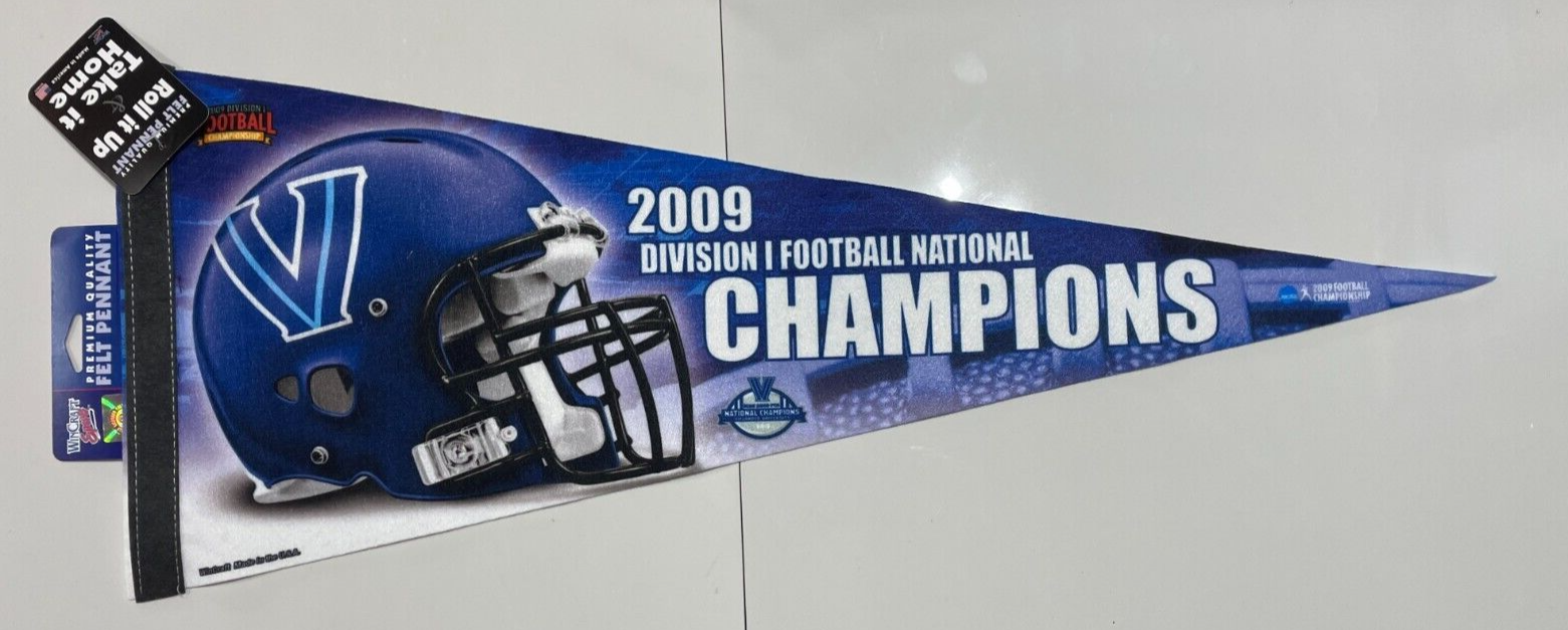 VILLANOVA UNIVERSITY 2009 NCAA DIVISION I FOOTBALL CHAMPS VINTAGE