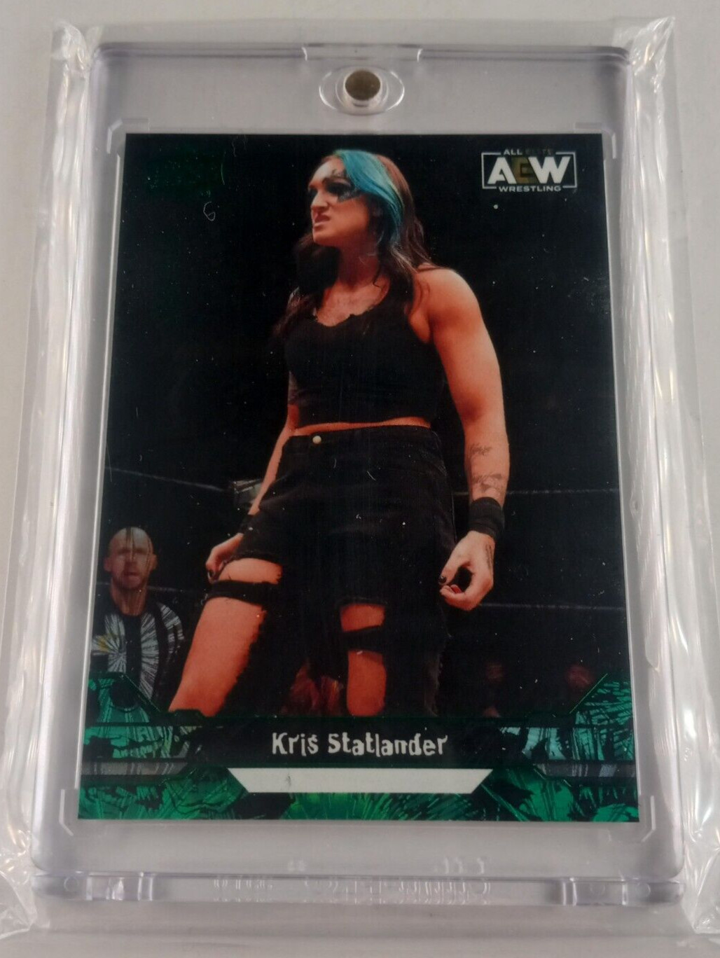 2023 Upper Deck AEW All Elite Wrestling - Green Pyro 288/349 #5 Kris Statlander