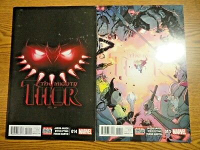 Mighty Thor #13 14 Lauf Von 2 Jane Foster Set 1. Druck Los Black Panther Marvel